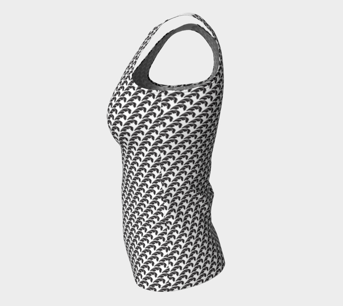 Fitted Tank Top (Long) - GeorgieVon Designs