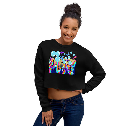 Bubble Rave - Crop Sweatshirt